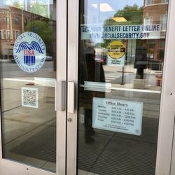 Social Security - Front of the place.