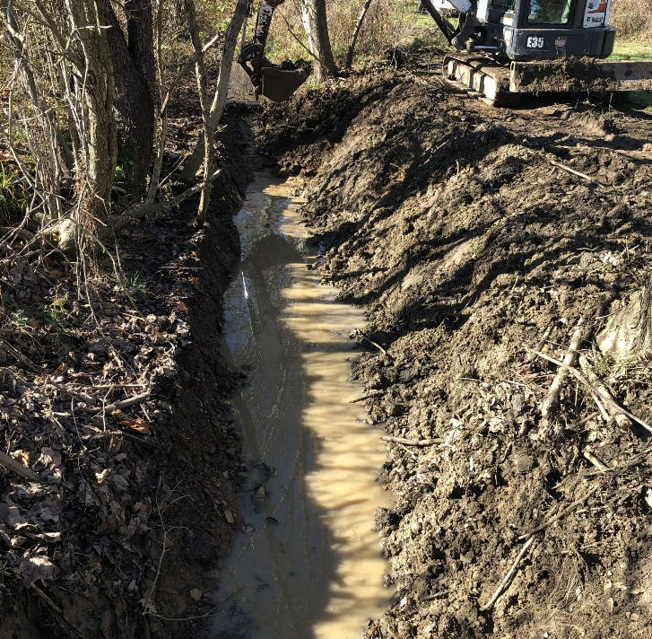 Slide of Bosley Drain & Septic