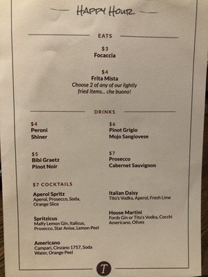 Menu photo 3 Pizzeria Testa Dallas, TX