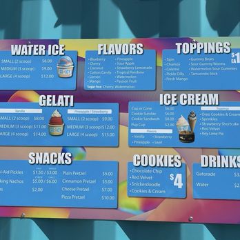 So Icy DFW - Menu - Shaved Snow Near Me - Dallas, Texas