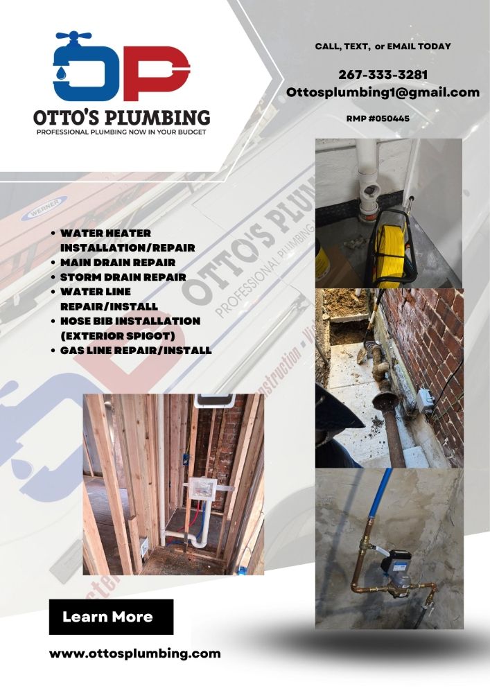 Slide of Otto's Plumbing LLC