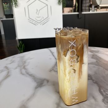 White Box Roastery - Lavender Latte - Coffee & Tea Near Me - McKinney, Texas White Box Roastery - Lavender Latte - Coffee & Tea Near Me - McKinney, Texas