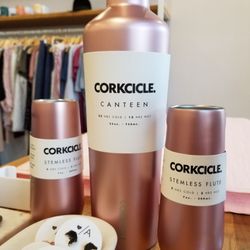 Impulse purchases at register. Stemless wine canteen!