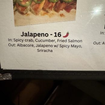 Nara Sushi - My choice-Jalepeno - Sushi Bars Near Me - Folsom, California