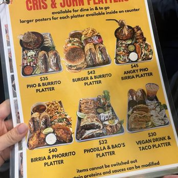Cris and John - Platters menu Feb 2026 - Vietnamese Near Me - Dallas, Texas