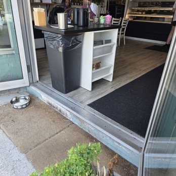 Beans and Buns - Place trays in bins under the coffee bar - Coffee & Tea Near Me - Cranston, Rhode Island