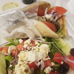 Beef Gyro Salad Lunch