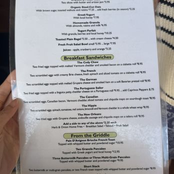 Cafe Chew - Menu - Breakfast & Brunch Near Me - Sandwich, Massachusetts
