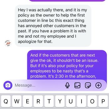 Hoggy's Restaurant and Catering - This is the chat the manager replied with. - Barbeque Near Me - Columbus, Ohio