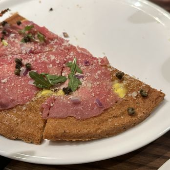 Circo - Beef carpaccio flatbread - New American Near Me - Omaha, Nebraska