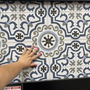 Floor & Decor - The sample I wanted to bring home, only 1 tile in stock. Not enough to create the pattern. - Home Decor Near Me - Milpitas, California