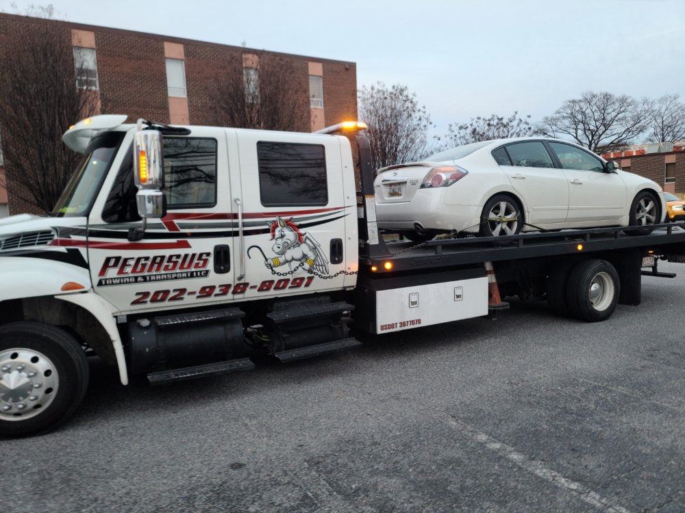 PEGASUS TOWING & TRANSPORT LLC Rockville, Maryland Towing Phone