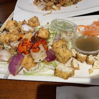 Golden Gate Pho - Salt and pepper tofu. Crispy batter great vinegar dipping sauce - Vietnamese Near Me - Oakley, California