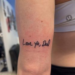 Anchor & Rose Tattoo
