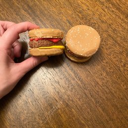 Hamburger dog treats - SO cute Hamburger dog treats - SO cute
