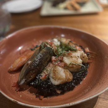 Herringbone Waikiki - Seafood Squid Ink Risotto - Seafood Near Me - Honolulu, Hawaii
