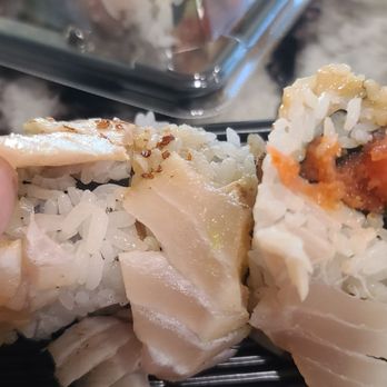 Sugoi Sushi - Beautiful representation of the chef's knife skills showing how thin he can slice fish... - Sushi Bars Near Me - Yucaipa, California