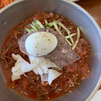 JangTu Restaurant - Cold spicy buckwheat noodles - Bibim Naeng Myun - Korean Near Me - Sunnyvale, California JangTu Restaurant - Cold spicy buckwheat noodles - Bibim Naeng Myun - Korean Near Me - Sunnyvale, California