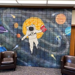 Merced County Library -Atwater - Space Mural