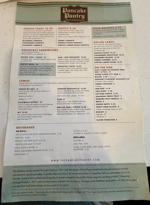 Menu photo 4 The Pancake Pantry Nashville, TN Menu photo 4 The Pancake Pantry Nashville, TN