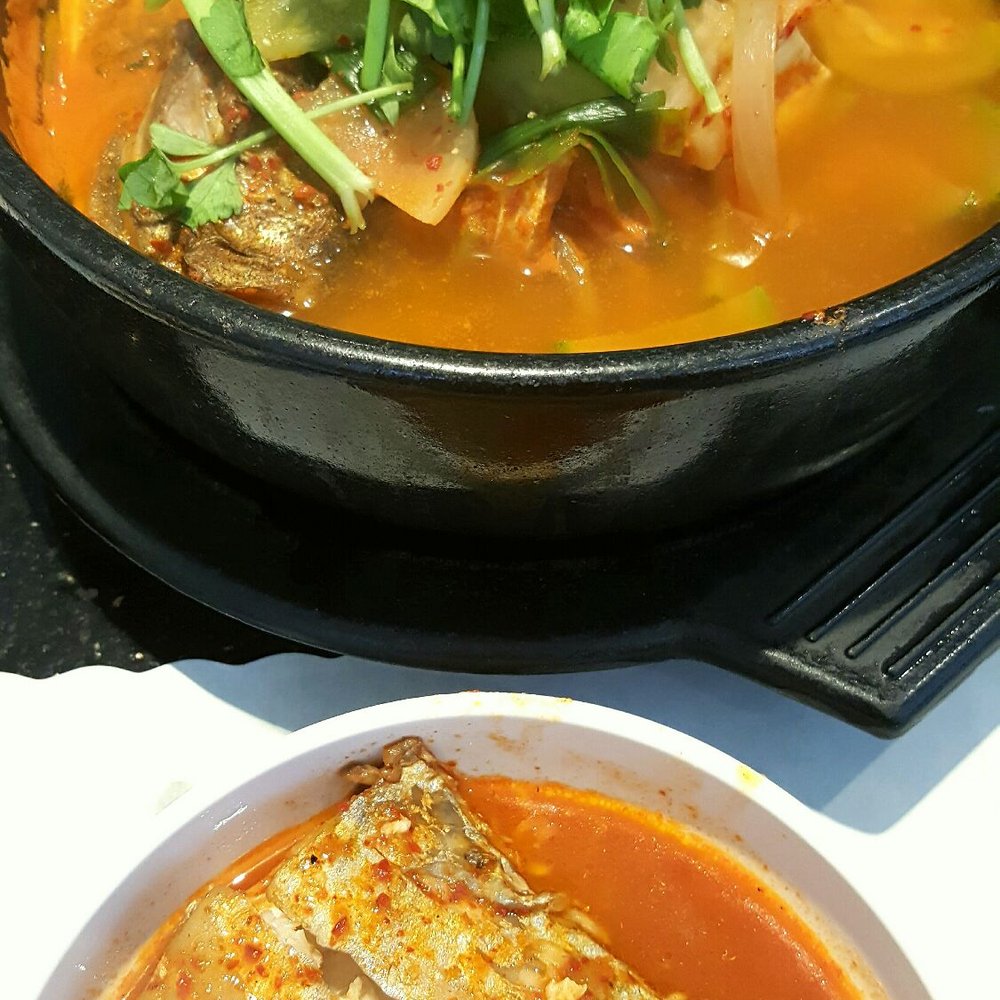 Mindeulle - The hot bowl of Pollack was great too. Very genuine and clean fish soup. - Korean Near Me - Buena Park, California Mindeulle - The hot bowl of Pollack was great too. Very genuine and clean fish soup. - Korean Near Me - Buena Park, California