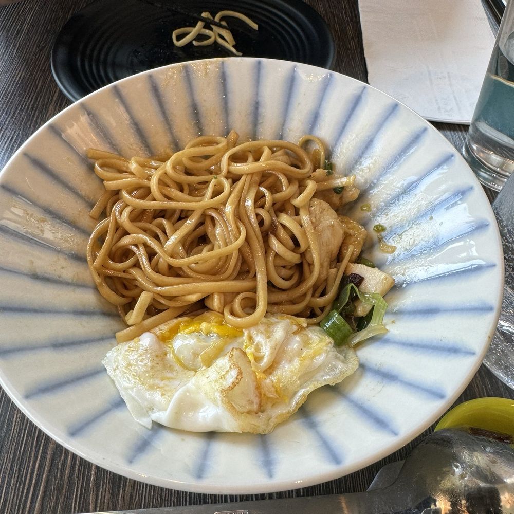 Dumpling Time - Scallion noodle with chicken - Dim Sum Near Me - Palo Alto, California Dumpling Time - Scallion noodle with chicken - Dim Sum Near Me - Palo Alto, California