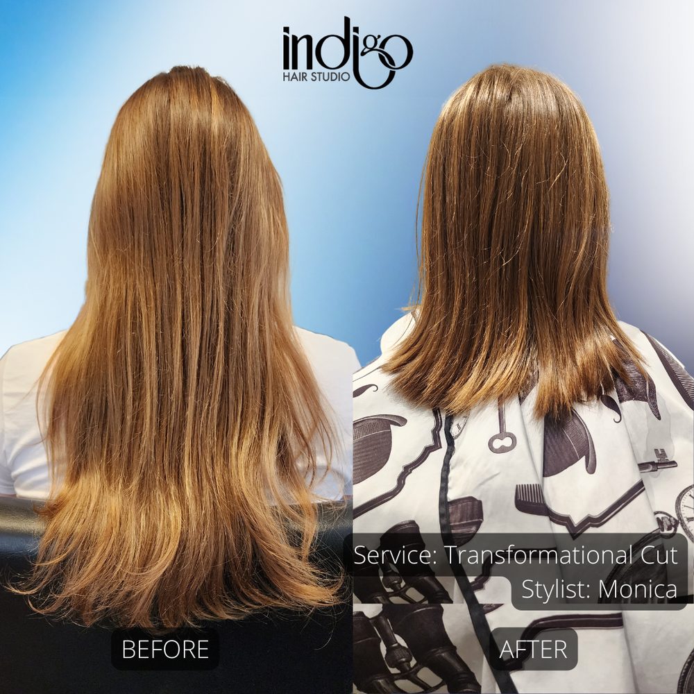 The Indigo Hair Studio Logo