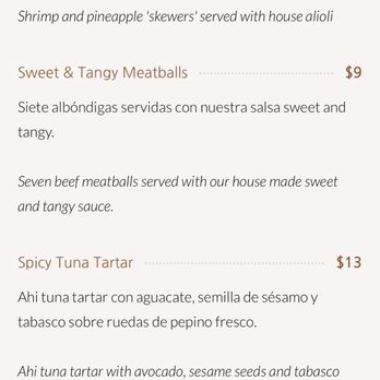 The Mezzanine - Menu - Cocktail Bars Near Me - San Juan, Puerto Rico The Mezzanine - Menu - Cocktail Bars Near Me - San Juan, Puerto Rico