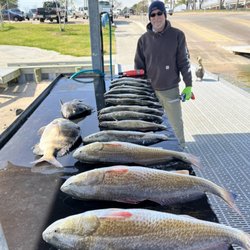 Winter fishing with Tony