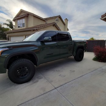 A Perfect Shade - 2022 Toyato Tundra 20% all the way around. Rear had privacy tint already we added an additional layer for more privacy. - Car Window Tinting Near Me - Temecula, California A Perfect Shade - 2022 Toyato Tundra 20% all the way around. Rear had privacy tint already we added an additional layer for more privacy. - Car Window Tinting Near Me - Temecula, California