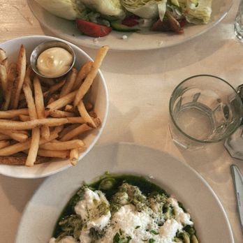 Oddfellows Cafe & Bar - Pesto pasta, wedge salad and fries - Breakfast & Brunch Near Me - Seattle, Washington Oddfellows Cafe & Bar - Pesto pasta, wedge salad and fries - Breakfast & Brunch Near Me - Seattle, Washington