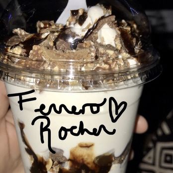 La Gelati - Ferrero Rocher sundae - Desserts Near Me - Dearborn Heights, Michigan La Gelati - Ferrero Rocher sundae - Desserts Near Me - Dearborn Heights, Michigan