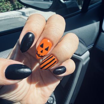 Ranch Nails Spa - Halloween nails I'm ready for my favorite season Thanks Taylor you're the best ! Appreciate you - Nail Salons Near Me - Ontario, California
