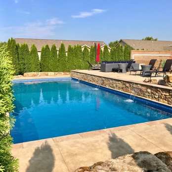 Altered Grounds - a pool and patio area - Landscaping Near Me - Pontoon Beach, Illinois