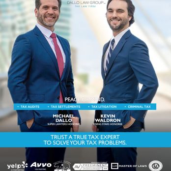 Dallo Law Group, APC - Proud to be recognized by Super Lawyers 2026 for continued excellence in tax law. - Tax Law Near Me - San Diego, California Dallo Law Group, APC - Proud to be recognized by Super Lawyers 2026 for continued excellence in tax law. - Tax Law Near Me - San Diego, California