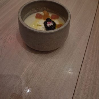 Ash - Secret menu item PANNA COTTA WITH grapefruit and caviar.shout out to Maya (our server) She recommended this - Italian Near Me - Tampa, Florida Ash - Secret menu item PANNA COTTA WITH grapefruit and caviar.shout out to Maya (our server) She recommended this - Italian Near Me - Tampa, Florida