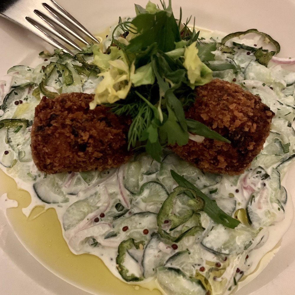 The Lexington - Walleye Cakes appetizer was fantastic, the sauce was amazing - American Near Me - Saint Paul, Minnesota The Lexington - Walleye Cakes appetizer was fantastic, the sauce was amazing - American Near Me - Saint Paul, Minnesota