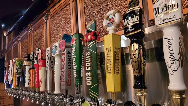 Photo of Vault Bar and Grill - Santa Ana, CA, US. a row of beer taps