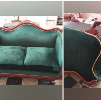 Swade's & Stuff - Reupholstered Love Seat - Furniture Reupholstery Near Me - St. Louis, Missouri