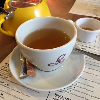 Crust - That tea pot ! I have to say ! Every time I try to pout it , it burns on fingers ... Poor design . - Pizza Near Me - Liverpool, XMS