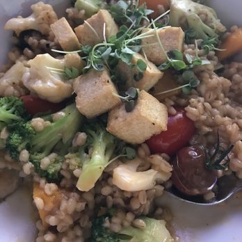 Poseidon - Vegetable barley risotto with tofu - Seafood Near Me - Hilton Head Island, South Carolina