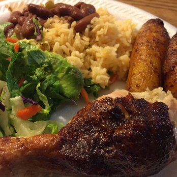 Pio Pio - Chicken, salad, rice and beans and plantains - Colombian Near Me - Charlotte, North Carolina Pio Pio - Chicken, salad, rice and beans and plantains - Colombian Near Me - Charlotte, North Carolina