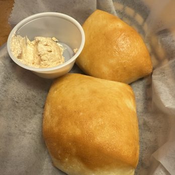Texas Roadhouse - House rolls with cinnamon honey butter served with every meal - Steakhouses Near Me - Kirkwood, Missouri