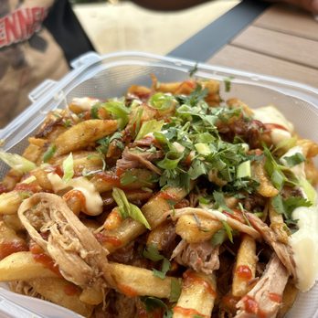 New Realm Brewing - Asian Loaded Fries - Breweries Near Me - Virginia Beach, Virginia