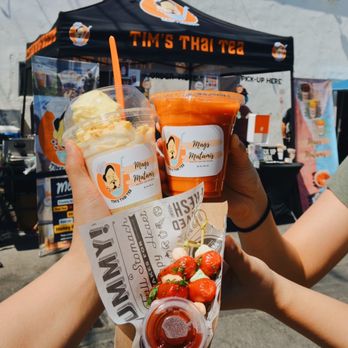 Tim’s Thai Tea - Thai Iced Tea, Mais Con Yelo, Red Hot Dogs; IG: @courtneyy_fiteats - Desserts Near Me - San Gabriel , California Tim’s Thai Tea - Thai Iced Tea, Mais Con Yelo, Red Hot Dogs; IG: @courtneyy_fiteats - Desserts Near Me - San Gabriel , California