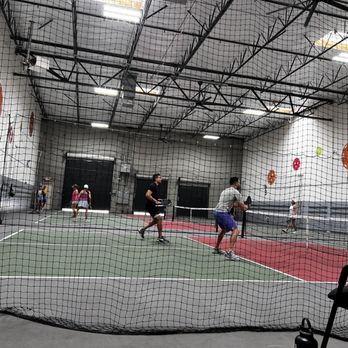 Vegas Indoor Pickleball - There is a seating area to the side if all 3 courts. - Pickleball Near Me - Las Vegas, Nevada Vegas Indoor Pickleball - There is a seating area to the side if all 3 courts. - Pickleball Near Me - Las Vegas, Nevada