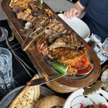 Konak Turkish Cuisine - Mix Kebab with Salad - for 2 People - Turkish Near Me - Toronto, Ontario