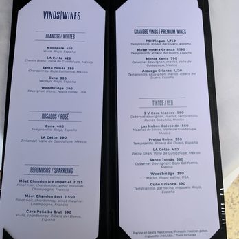 Nyx Hotel Cancun - Menu of alcoholic drinks at The Deck not included in inclusive plan - Hotels Near Me - Cancún, ROO Nyx Hotel Cancun - Menu of alcoholic drinks at The Deck not included in inclusive plan - Hotels Near Me - Cancún, ROO