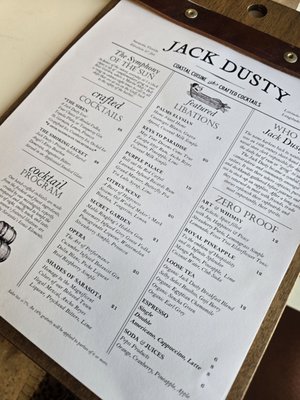 Menu photo 4 Jack Dusty Sarasota, FL