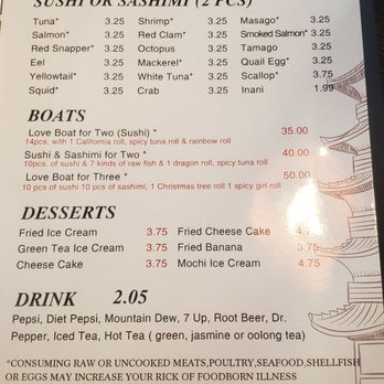 Sakura - Menu - Sushi Bars Near Me - Ogden, Utah